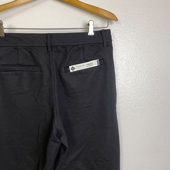 Kinetix Travel Pants 32 Black Mens Slim Straight Outdoors Hiking Commute NWT - Picture 9 of 12